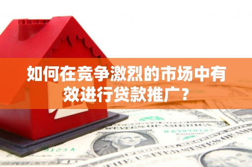 永善如何在竞争激烈的市场中有效进行贷款推广？