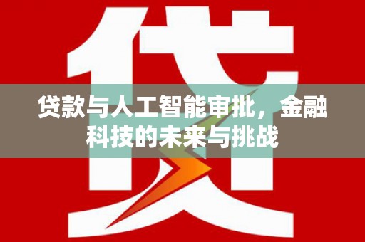 永善贷款与人工智能审批，金融科技的未来与挑战