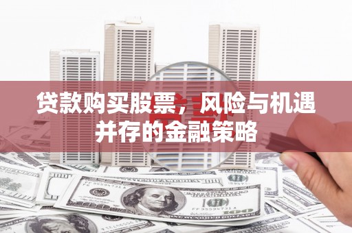 永善贷款购买股票，风险与机遇并存的金融策略