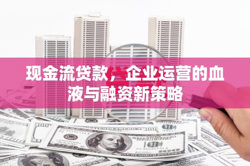 永善现金流贷款，企业运营的血液与融资新策略