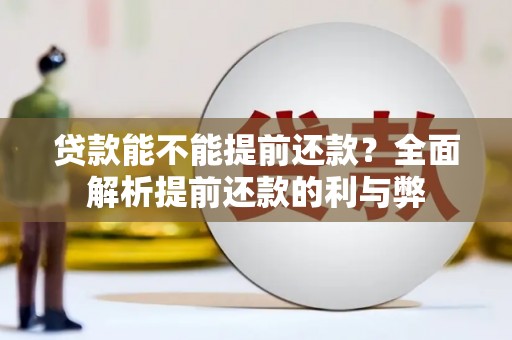 永善贷款能不能提前还款？全面解析提前还款的利与弊