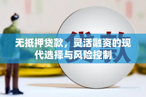 永善无抵押贷款，灵活融资的现代选择与风险控制
