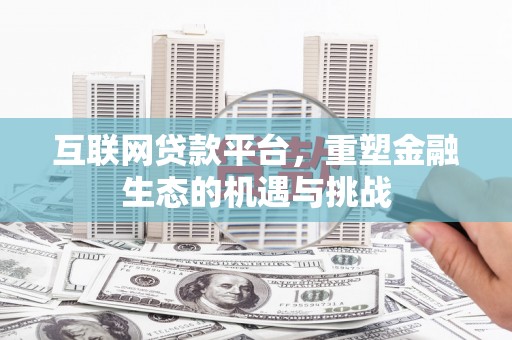 永善互联网贷款平台，重塑金融生态的机遇与挑战