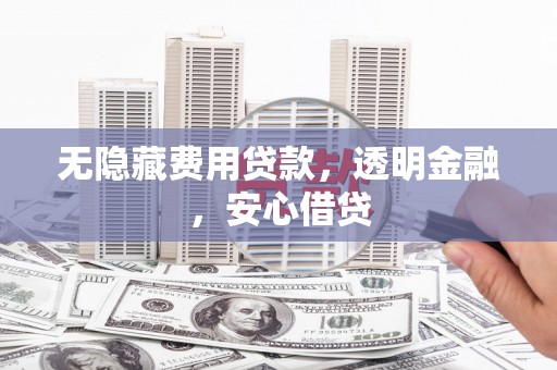 永善无隐藏费用贷款，透明金融，安心借贷