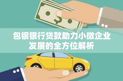 永善包银银行贷款助力小微企业发展的全方位解析