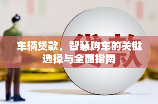 永善车辆贷款，智慧购车的关键选择与全面指南