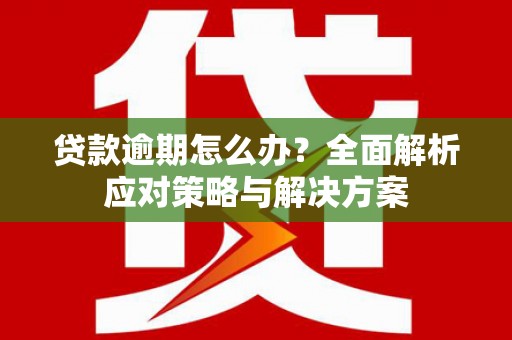 永善贷款逾期怎么办？全面解析应对策略与解决方案