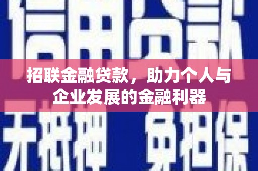 永善招联金融贷款，助力个人与企业发展的金融利器