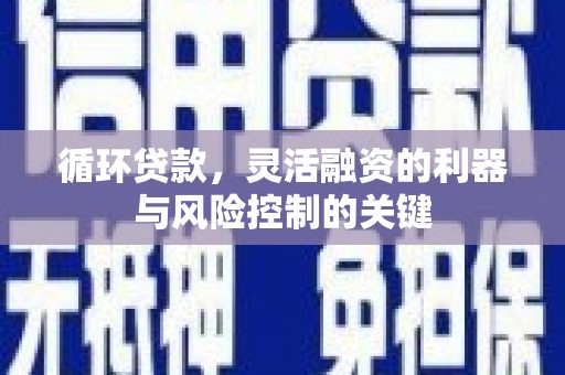 永善循环贷款，灵活融资的利器与风险控制的关键