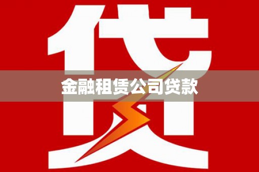 永善金融租赁公司贷款