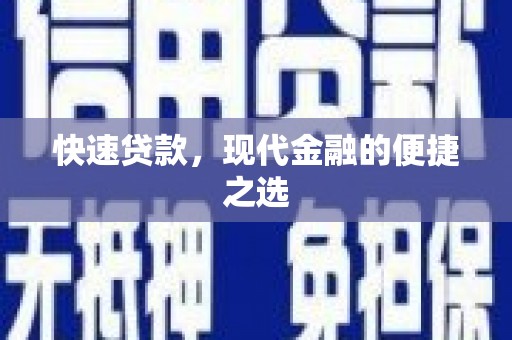 永善快速贷款，现代金融的便捷之选
