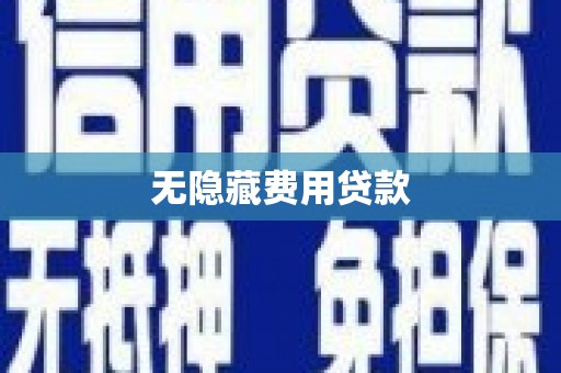 永善无隐藏费用贷款
