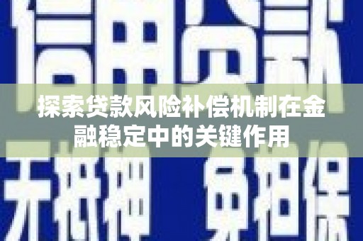永善探索贷款风险补偿机制在金融稳定中的关键作用