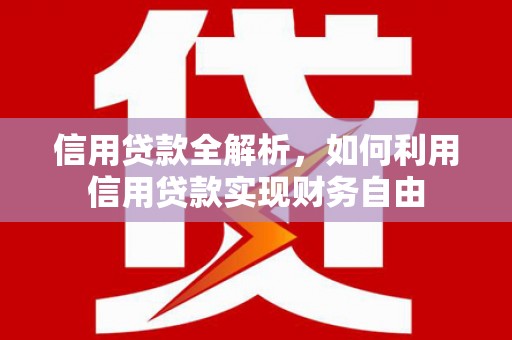 永善信用贷款全解析，如何利用信用贷款实现财务自由