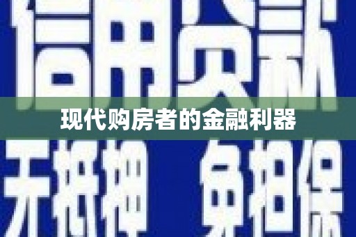 永善现代购房者的金融利器