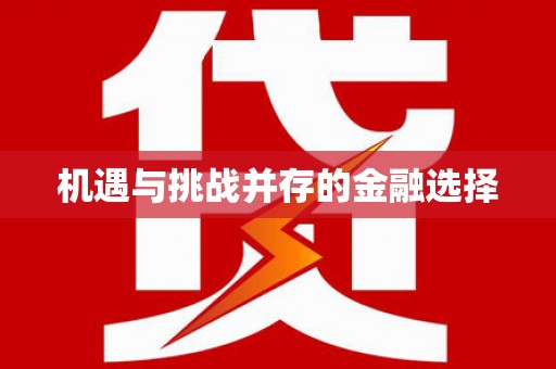 永善机遇与挑战并存的金融选择