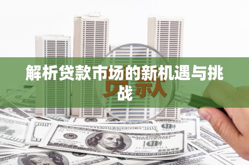 永善解析贷款市场的新机遇与挑战